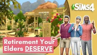 Perfect Tiny Home Community for Your Elder Sims | Sims 4 Retirement Home Build