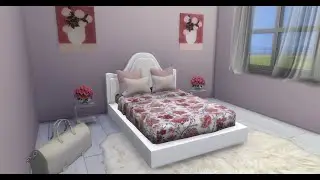 Luxury Girly Bedroom. | Speed Build | Sims 4 + CC LINKS