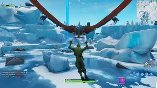 Fortbyte 94 🔥 Accessible By Using Scarlet Scythe Pickaxe To Smash A Blue Canoe Under A Frozen Lake