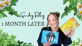 ONLY USING SUNDAY RILEY | GO TO BED + WAKE UP | 1 MONTH REIVEW | HONEST | NON SPONSORED