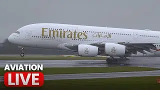 🔴 Manchester Airport LIVE ✈️