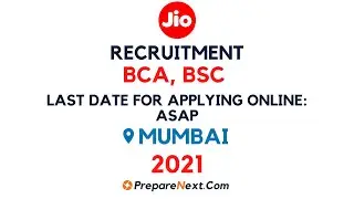 Reliance Jio Off Campus Drive 2021 | IT Job | Engineering Job