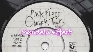 Pink Floyd  -  One of my turns - Lyric - Mandela Effect