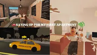 🌷The girl working two jobs to save for her first apartment | Bloxburg roleplay #roblox #bloxburg