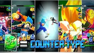 ALL GREEN CARDS WITH COUNTER TYPE ABILITIES IN DRAGON BALL LEGENDS !!