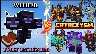 Fully Enchanted Wither vs Cataclysm Bosses