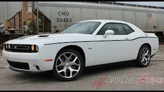 AutoMotorStripes SXT SIDE STRIPE Dodge Challenger Vinyl Graphics Stripes Decals Install Tips