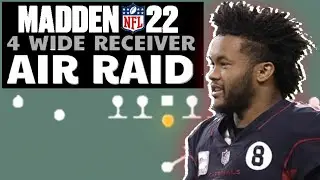 4 WR Air Raid Madden 22 Gameplay