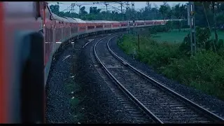 Highspeed train in slow motion #travel #adventure #kerala #viral #india #trending #vlog #explore