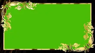 Gold Frame Wedding Green Screen Video Effect HD   AllDesignCreative 1080p, h264
