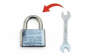 Unlocking a Lock with Just a wrench!🔓😱
