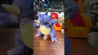 Figura pokemon rhydon escala 1/20 #figuraspokemon #tarjetaspokemon #pokemon #coleccion #figuras