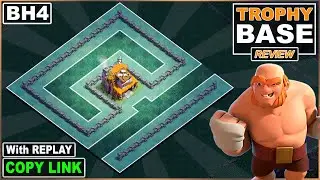 NEW Builder Hall (BH4) base [Defense] 2022 with COPY Link | COC BH4 Base - Clash of Clans