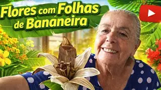 Incrível oque pode fazer com folhas de bananeira 