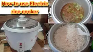 How to use Electric rice cooker || எலக்ட்ரிக் ரைஸ் குக்கரில் சாதம் வைப்பது எப்படி