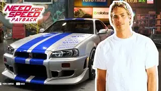 Making Paul Walker's Nissan Skyline R34 | Build Tutorial l Need for Speed Payback