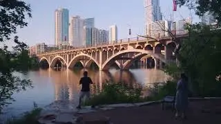 Lady Bird Lake Evening Trail Walk - Austin, Texas