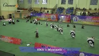 Color Guard SMA 1 Montasik di Aceh Marching Band Championship 2019