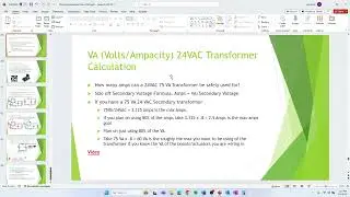 How to Size a Control Transformer