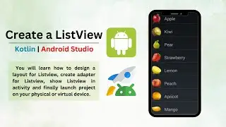 Create Amazing ListViews in Just 4 Minutes! Android Studio Kotlin