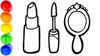 Draw Makeup Kit with Colors & Circles + Baby Shark Song | Learn Colors for Kids | Yup Yup Go