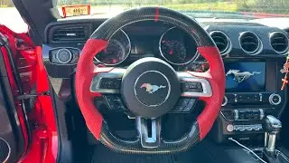 NEW DYNA PERFORMANCE CARBON FIBER STEERING WHEEL
