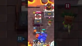 Mit Schneeball und Feuergeist Dartgoblin get&ouml;tet. #clashroyale #supercell #clash #gaming #games