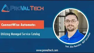 ConnectWise Automate: Utilizing Managed Service Catalog