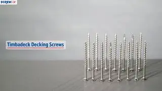 Timberdeck Double Countersunk Stainless Steel Decking Screws | Screwfix