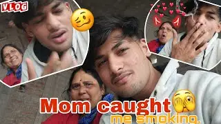 Mom caught me smoking 🫣🚭 full vlogs 