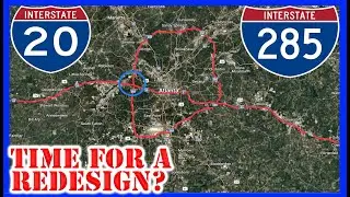 Проект реконструкции транспортной развязки I-20 - I-285 в Атланте.