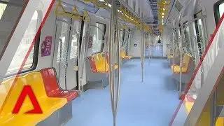 Thomson-East Coast Line: First train on the TEL