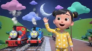 Cinco Trenzinhos de Brinquedo Clique Cl | Canções Infantis e Rimas para Crianças