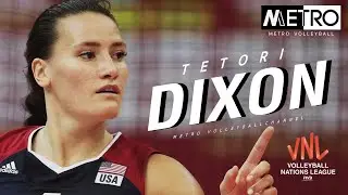 Tetori Dixon  BEST Volleyball Actions SPIKE l USA Volleyball Nations League 2018