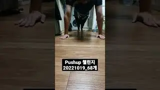 #pushupchallenge 20221019_68개