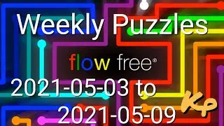 Flow Free - Weekly Puzzles - Pathway Challenge - 2021-05-03 to 09 - May 3rd to 9th 2021