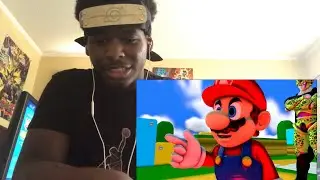 Perfect Cell vs Mario part2 by Devil Artemis (reaction)