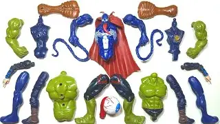 Merakit superhero toys, hulk, doctor Strange, venom, siren head avenghers toys acatio figure