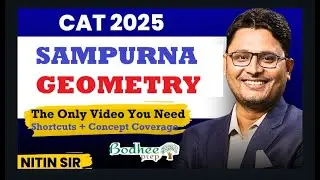 CAT Geometry I Most Important 200+ Geometry Questions for CAT 2025 I Bodhee prep