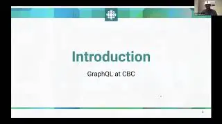 GraphQL at the CBC - A talk at the Jamstack Toronto meetup