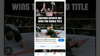 MIKE SANTANA FINALLY CAPTURES TNA WORLD CHAMPIONSHIP AFTER DEFEATING KAZ ON TNA'S DEBUT ON AMC!😳#new