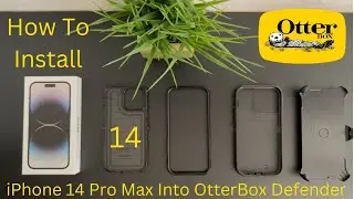 Как установить iPhone 14 Pro Max в чехол OtterBox Defender Series!