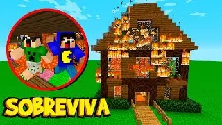 Minecraft: SOBREVIVA AO INCÊNDIO! (Impossível!)