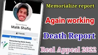 How to Remembering Someone Facebook id 2022 | facebook account pa memorialize report kasy lagay 2022