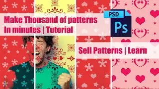 Quick Pattern design in Photoshop | Pattern Tutorial | Make patterns and earn money