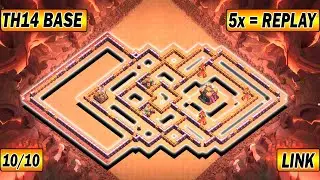 Only 1 Star Th14 LEGEND Base With Link 2021 | Unbeatable Th14 Base Link | Anti 1 Star Base TH14