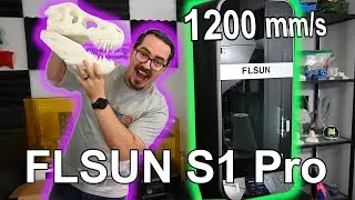 Обзор FLSUN S1 Pro 🔥 Высокоскоростной 3D-принтер 1200 мм/с | Температура нагревательного элемента...