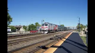 The Racetrack, Tons of BNSF, Metra, and Amtrak Action At Metra's LaVergne Station
