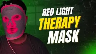 Honest review of red light therapy mask in pink colour