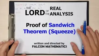 Sandwich Theorem (Squeeze Principle) for Sequences Proof and Example / Real Analysis (2022)